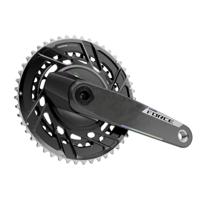Quarq MY26 Power Meter Crankset Spider Force AXS 2x DUB 172.5mm/48/35t black/iridescent Produktbild 1